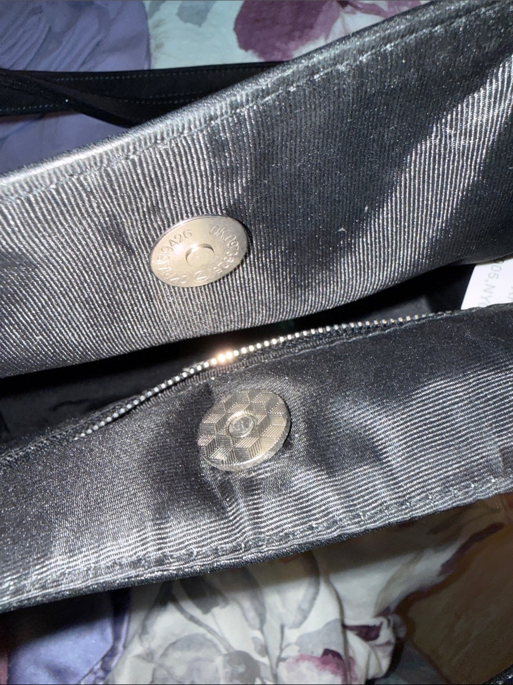 Black Leather Telfer Tote with Embossed Round Logo - Picture 4 of 7